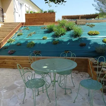 La Case A Nini Paisible Maison Avec Piscine 펜션 Peyrilles