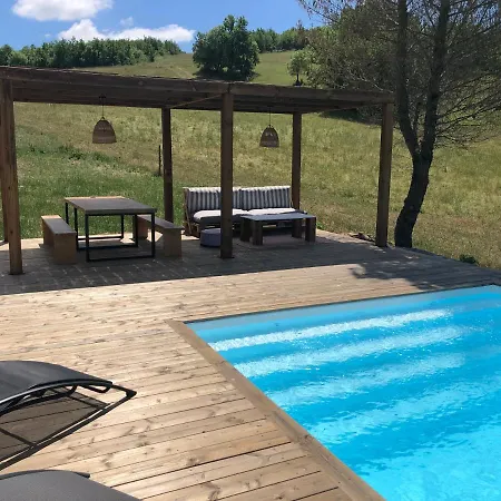 La Case A Nini Paisible Maison Avec Piscine 펜션 Peyrilles